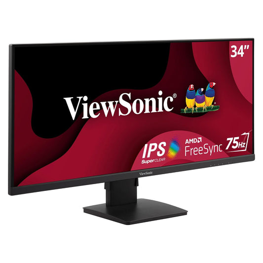 ViewSonic VA3456-MHDJ 86.36 Cm (34") Monitor UWQHD | 21:9 Aspect Ratio | S-IPS | 420 Nits | sRGB 104% | Ergonomics | HDR 400 Ready | 6w (3X3) Speakers | 2-HDMI 2.0 | DP