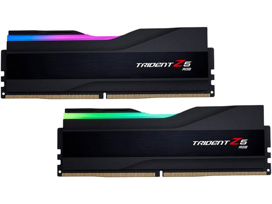 GSKILL TRIDENT Z5 RGB INTEL XMP 64GB (2 * 32GB) DDR5 6000 MHZ CL36-36-36-96 1.35V DESKTOP RAM MEMORY - F5-6000J3636F32GX2-TZ5RK