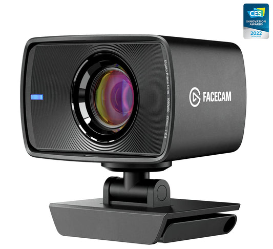 ELGATO FACECAM - TRUE 1080P OPTICAL ZOOM 60 FULL HD WEBCAM, FIXED-FOCUS GLASS LENS