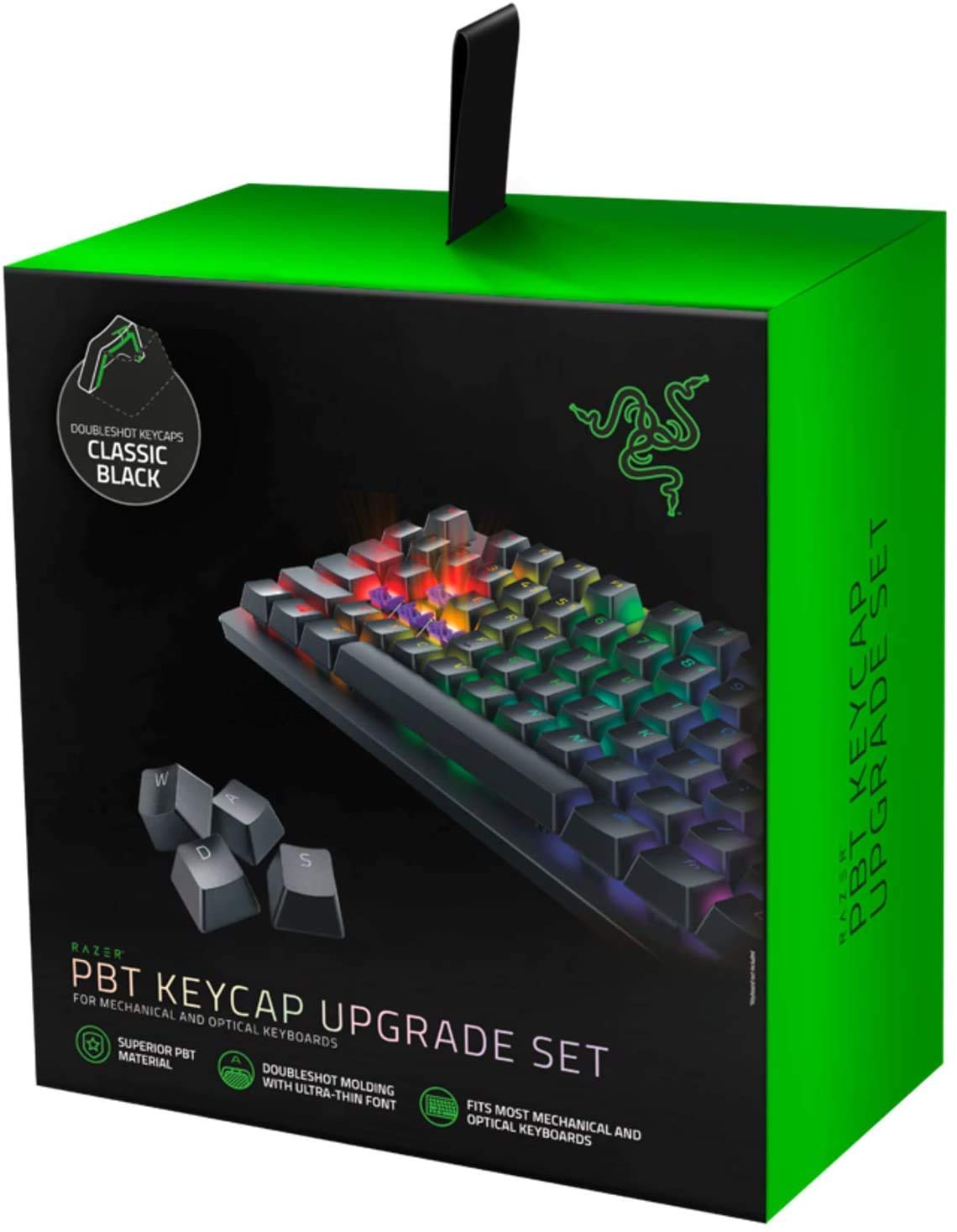 RAZER PBT KEYCAP UPGRADE SET - MERCURY WHITE - FRML PACKAGING