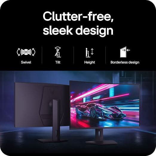 LG 32G600A-B 32 Inch Ultragear VA Panel QHD Curved Gaming Monitor