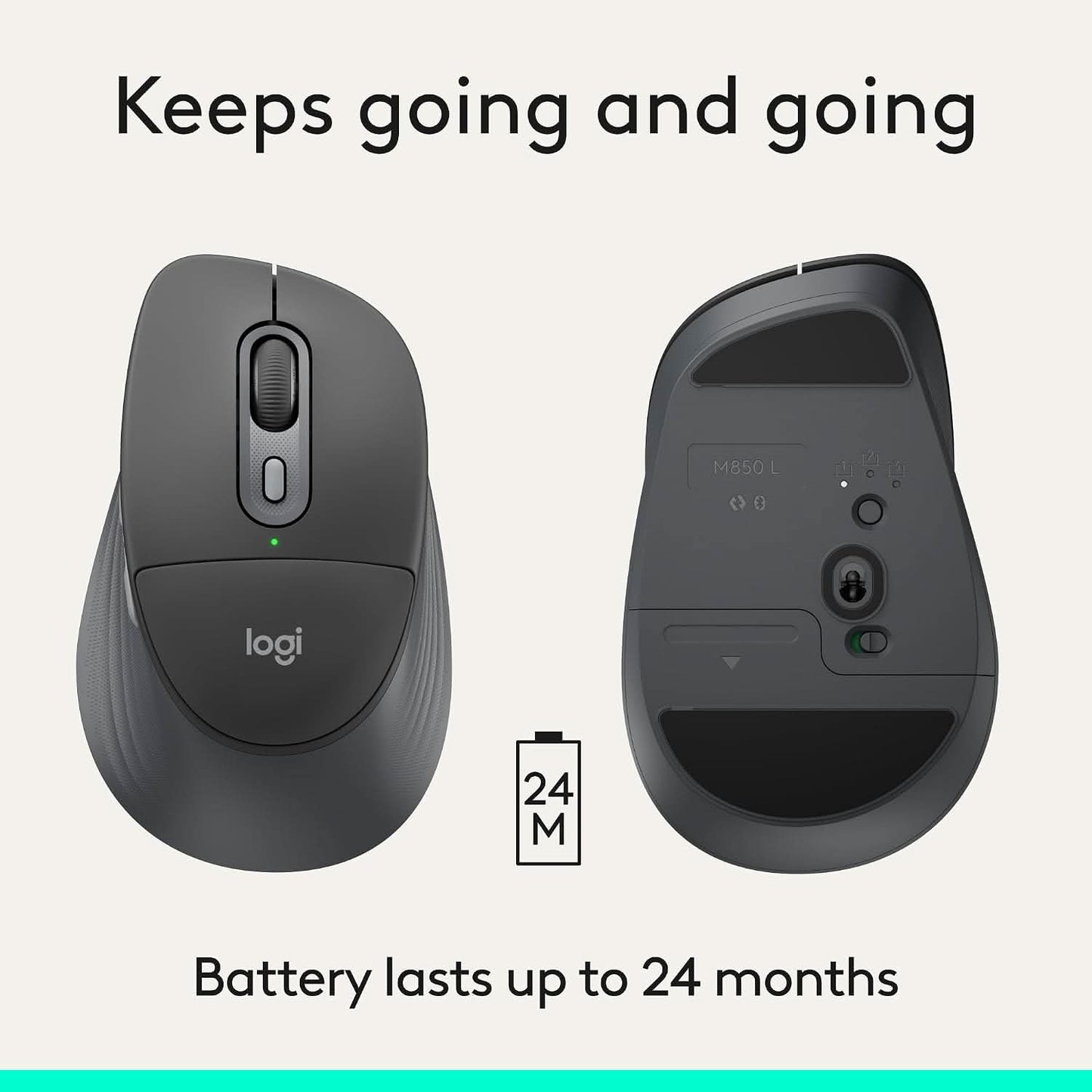 Logitech Signature Comfort Plus M850 L Wireless Mouse