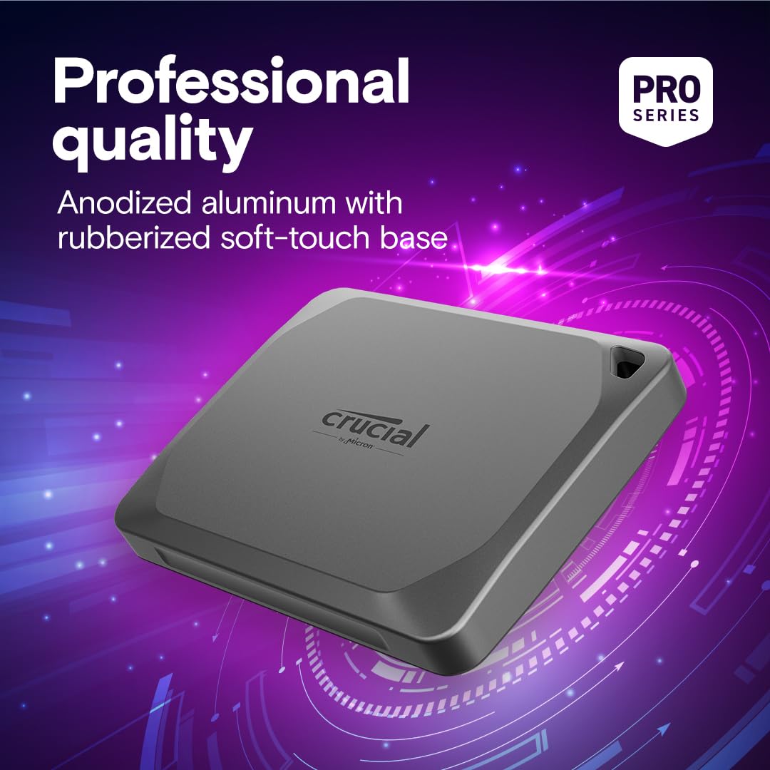 外付けハードディスク・ドライブ crucial X9 Pro 4TB SSD CT4000X9PROSSD9 CRUCIAL X9 PRO 4TB PORTABLE SSD CT4000X9PROSSD9