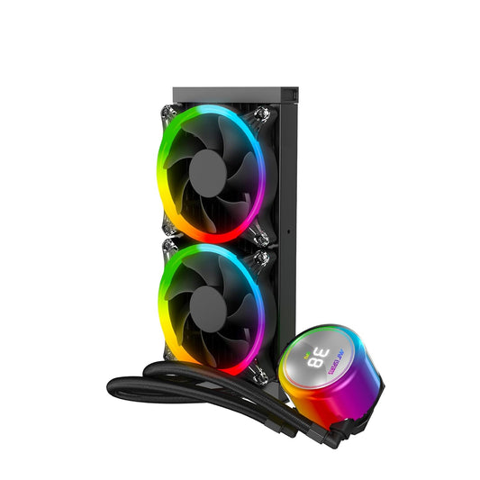 ANT ESPORTS ICE CHROMA ML240 ARGB 240MM CPU LIQUID COOLER BLACK