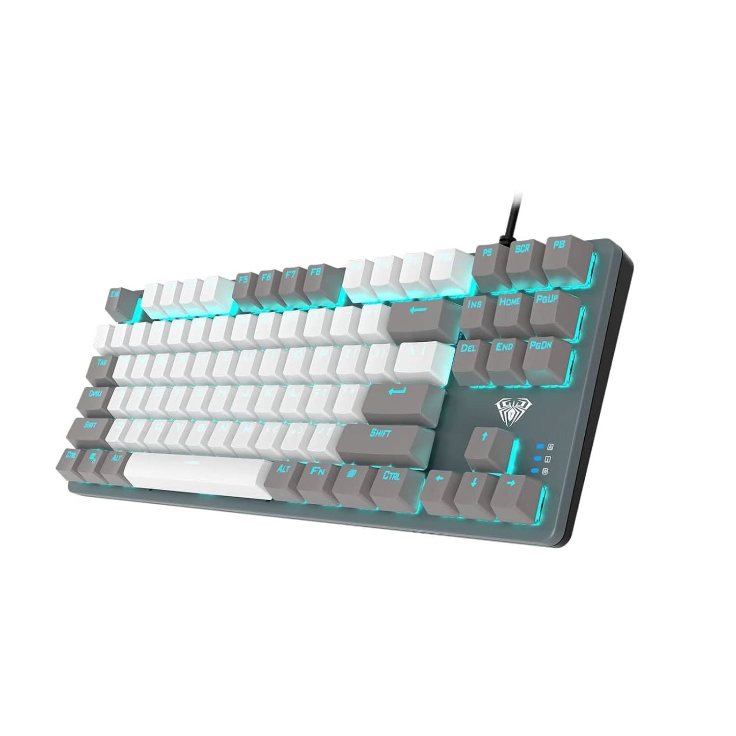 Aula F3287 Wired mechanical keyboard Grey White