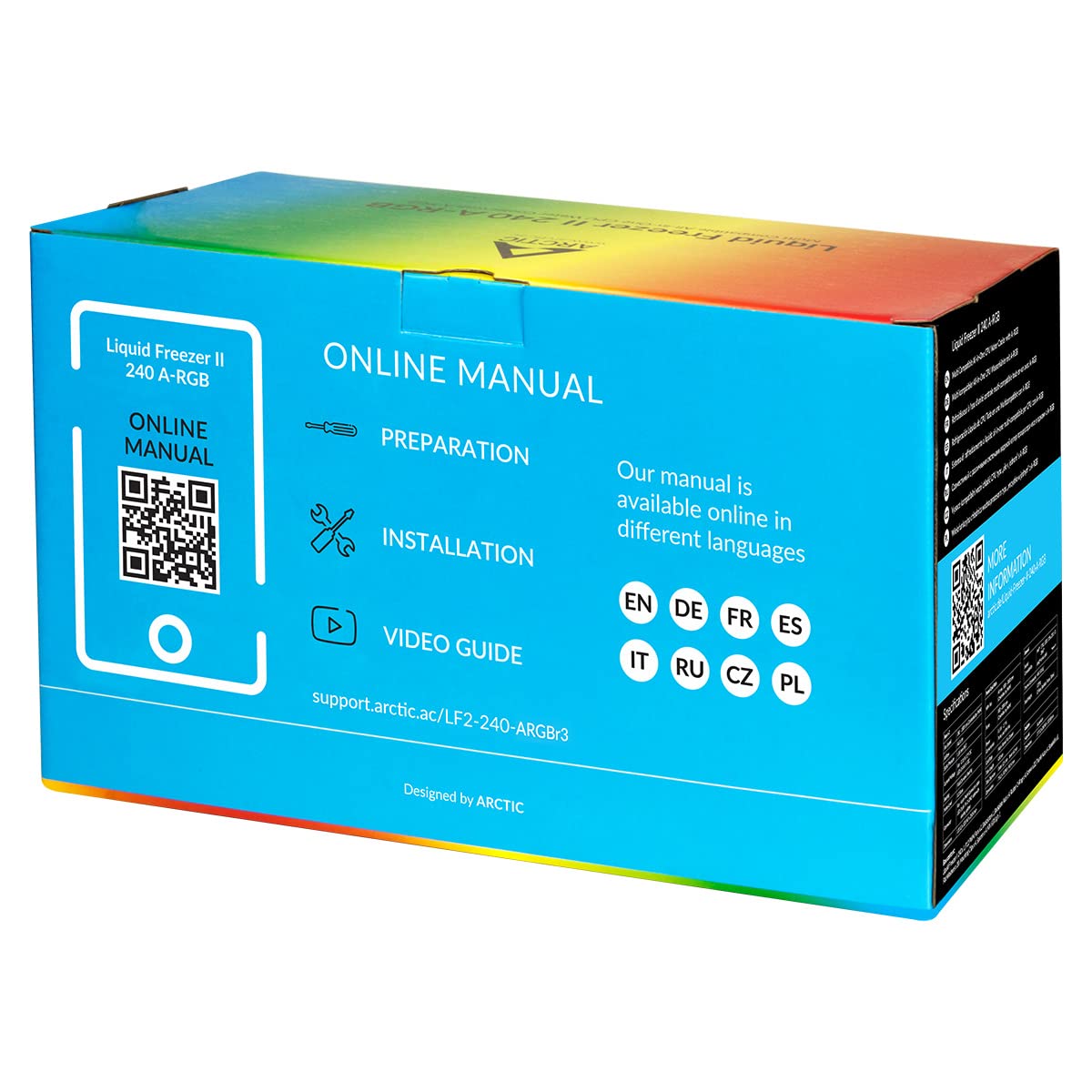 ARCTIC LIQUID FREEZER II-240 A-RGB BLACK