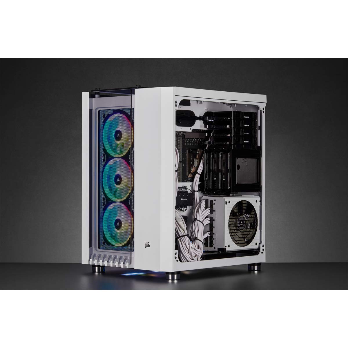 CORSAIR CRYSTAL SERIES 680X MID-TOWER ATX CABINET WHITE