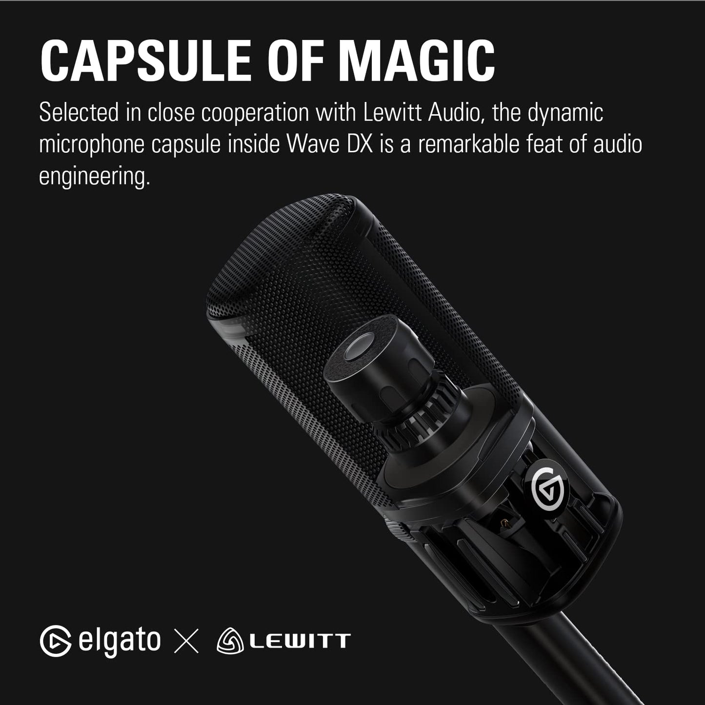 ELGATO WAVE DX - DYNAMIC XLR MICROPHONE 10MAH9901