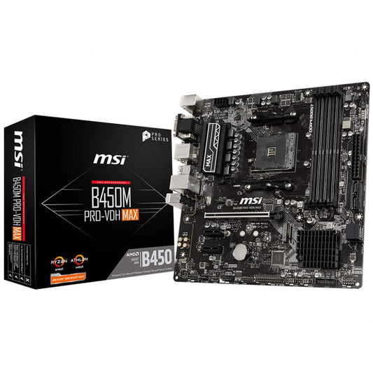 MSI B450M PRO VDH MAX AMD AM4 MOTHERBOARD