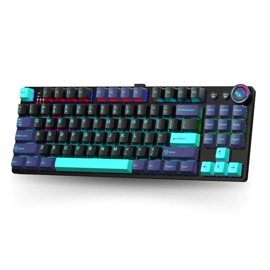 M75 TRI-MODE (2.4G/BLUETOOTH/WIRED) HOT SWAPPABLE RGB, BLUE+BLACK+GREEN