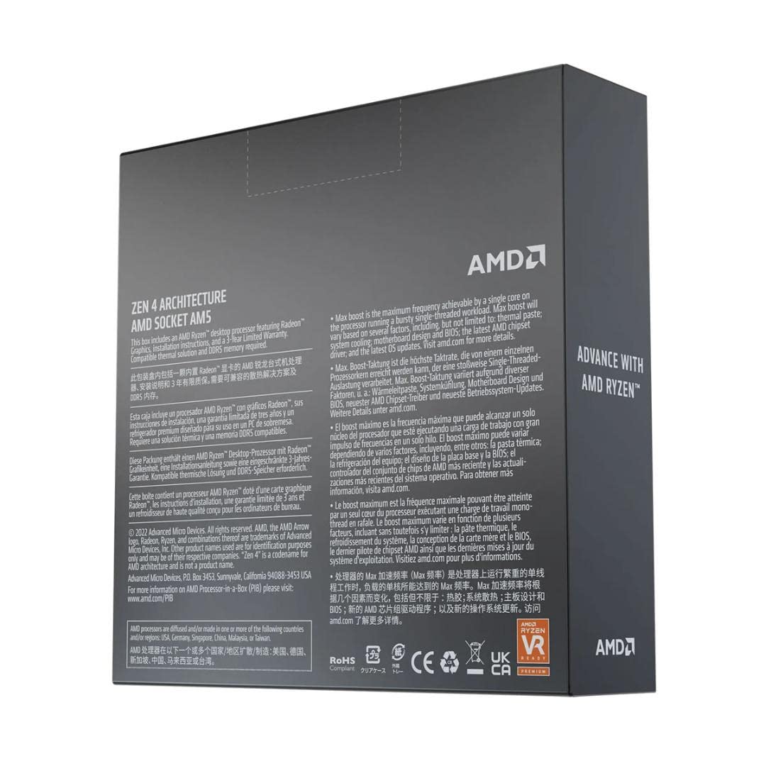 AMD RYZEN 5 7600X 6 CORE UPTO 5.3GHZ AM5 PROCESSOR