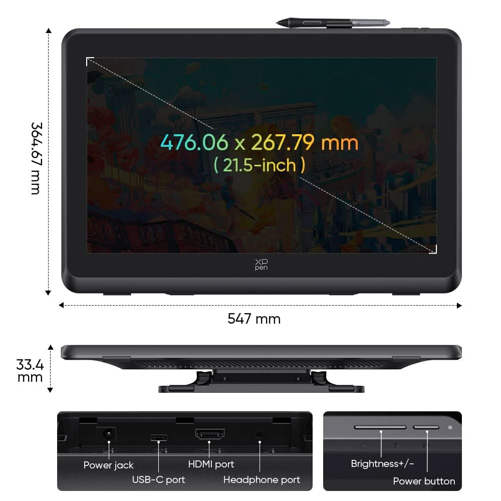 XP PEN ARTIST 22 PLUS DISPLAY TABLET