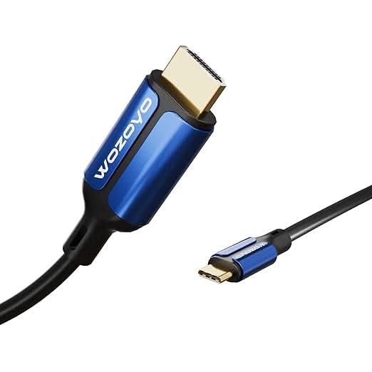 Wozoyo Type C to HDMI Cable 2.0 Compliant - 2Meter, Series 1