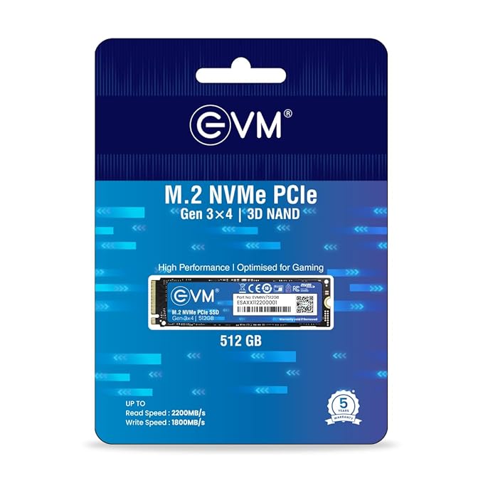 EVM 512GB NVME M.2 SSD EVMNV/512GB