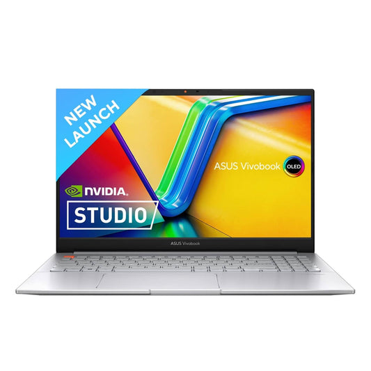 ASUS Vivobook Pro 15 OLED K6502VU-MA952WS Intel Core i9-13900H/NVIDIA RTX 4050 6GB GDDR6,16GB DDR4,1TB PCIe 4.0 SSD,15.6-inch,2.8K,Cool Silver,FP,Backlit KB,Win 11 Home, MS Office