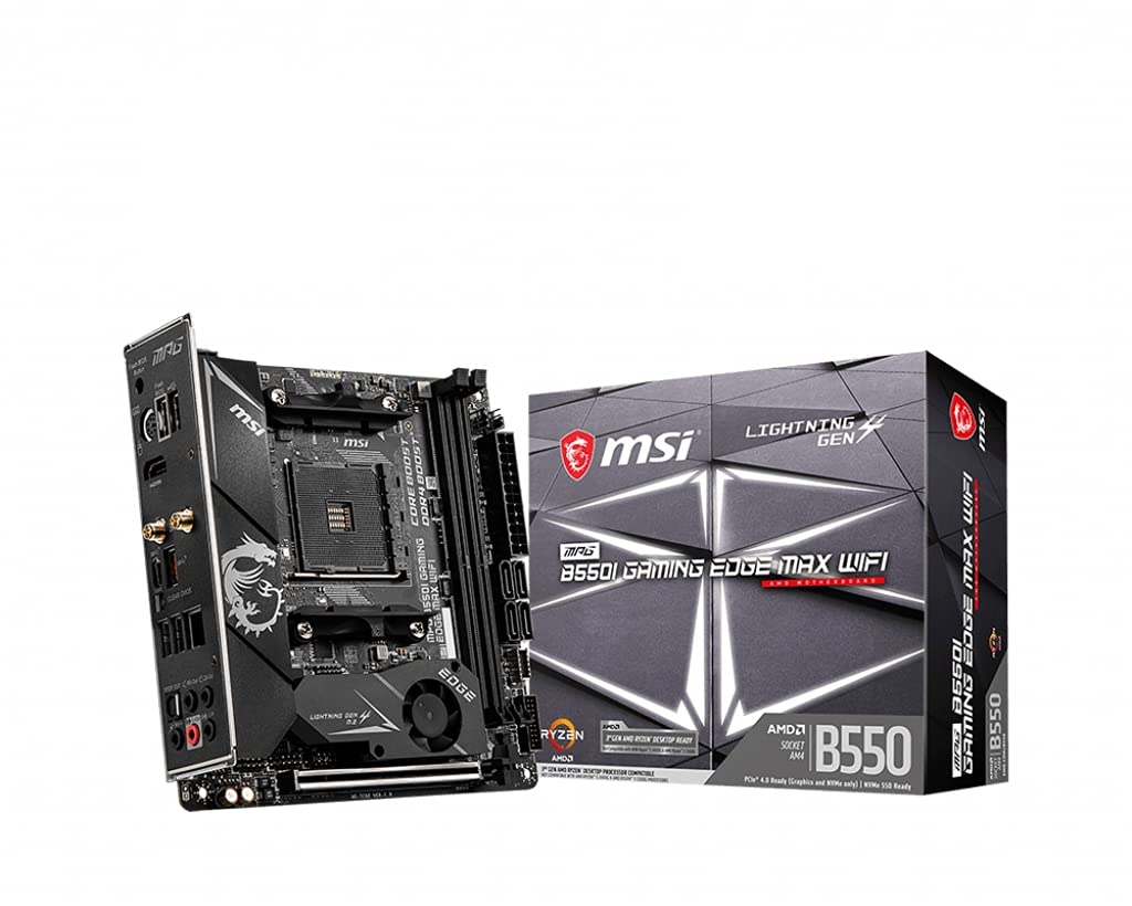 MSI MPG B550I GAMING EDGE MAX WIFI AMD AM4 MOTHERBOARD