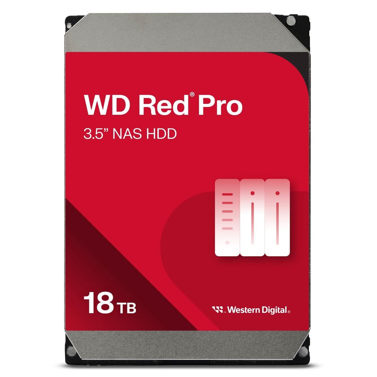 Western Digital 18TB WD Red Pro NAS Internal Hard Drive WD181KFGX-68CKWNO