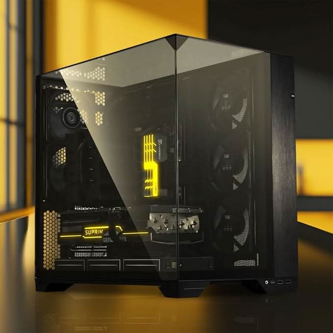 Lian Li Chassis O11 Vision ATX, Micro-ATX, Mini-ITX Mid Tower Gaming Computer Case