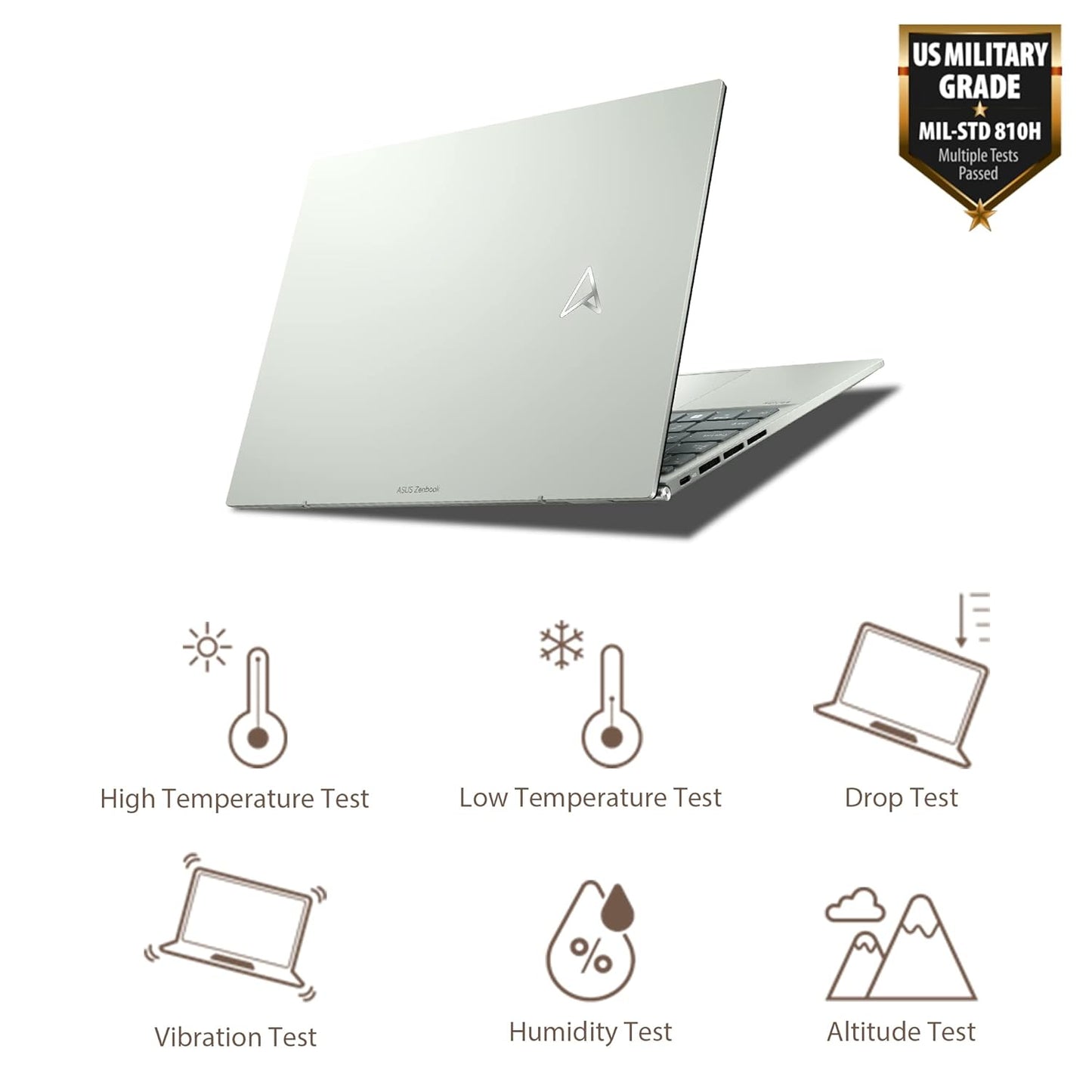 ASUS ZENBOOK S 13 (2022), 13.3" (33.78 CM) 2.8K OLED 16:10 TOUCH, AMD RYZEN 7 6800U, INTEGRATED GRAPHICS, THIN AND LIGHT LAPTOP (16GB/1TB SSD/WINDOWS 11/OFFICE 2021/CELADON/1.10 KG), UM5302TA-LX702WS