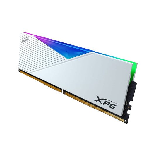 XPG LANCER RGB 16GB (1 * 16 GB) DDR5 6000 MHZ CL 40-40-40 U-DIMM DESKTOP MEMORY RAM - AX5U6000C4016G-CLARWH (WHITE)