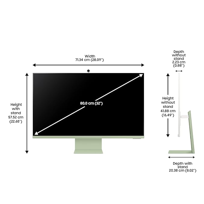 SAMSUNG M8 32 INCH LS32BM80GUWX UHD SAMRT MONITOR