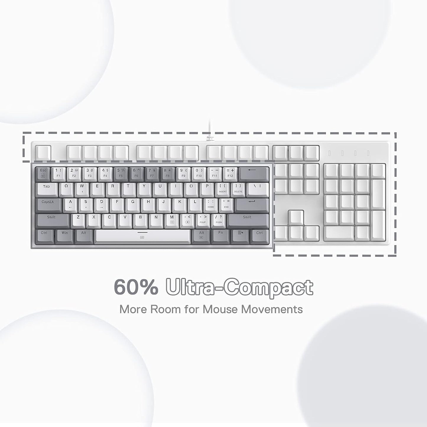REDRAGON K617 FIZZ (BLACK) RED SWICTH