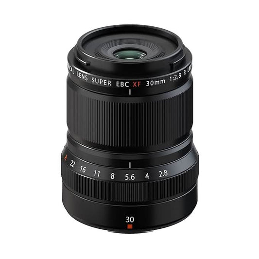 FUJIFILM FUJINON XF 30MM F2.8 R MACRO LENS FOR PRODUCT SHOOT | SMALLER SUBJECTS | PORTRAITS (FULL FRAME EQUIVALENT = 46MM) WITH 2+1* YEAR WARRANTY, BLACK