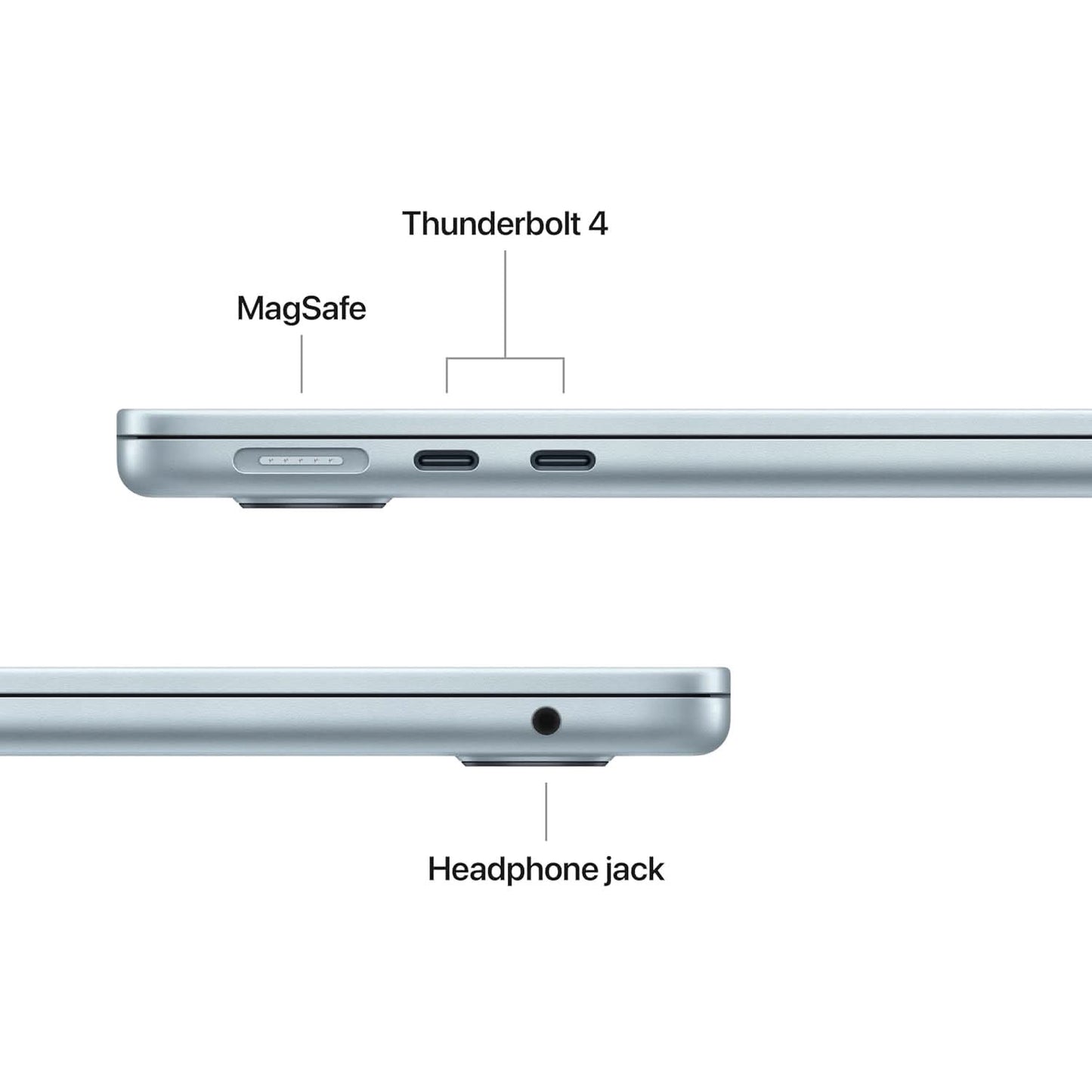 Apple 13-inch MacBook Air M5 chip with 10 core CPU and 8 core GPU, 16GB, 512GB SSD - Sky Blue