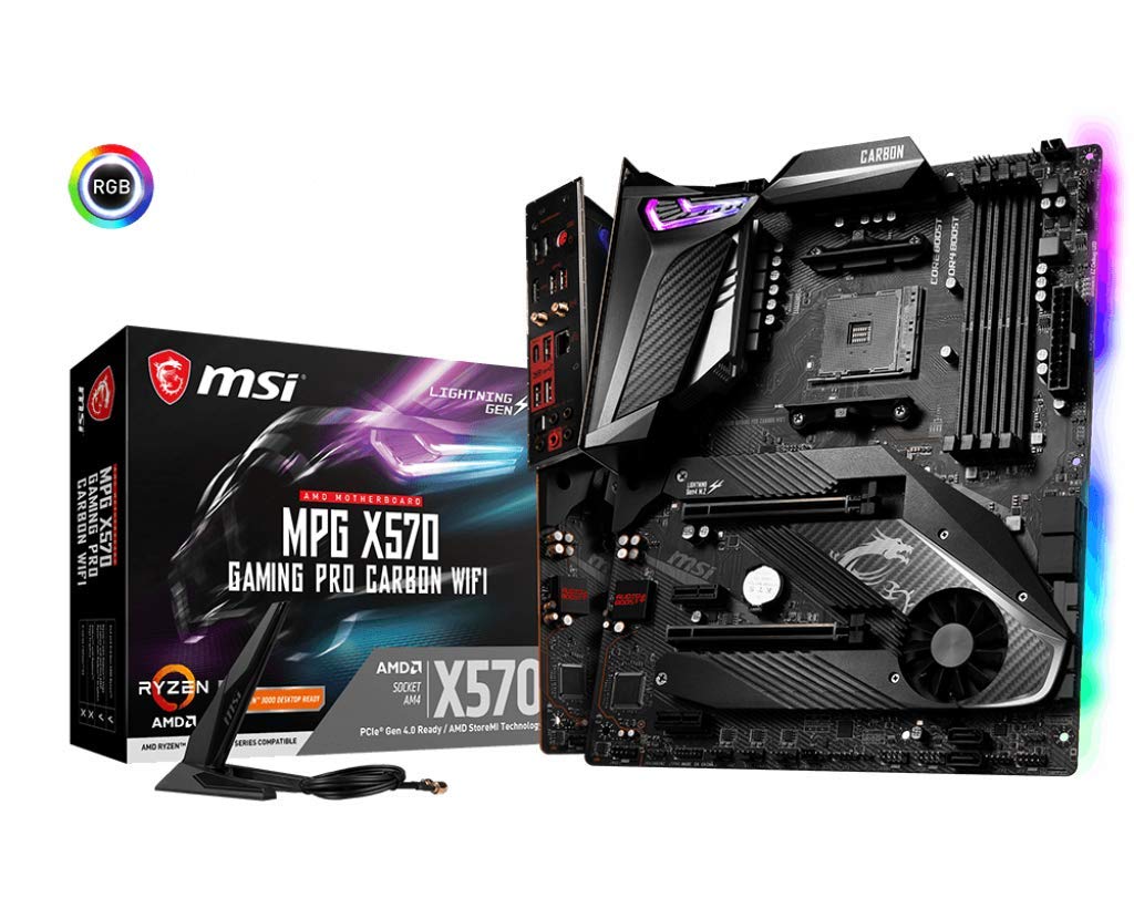 MSI MPG X570 GAMING PRO CARBON WIFI AMD AM4 MOTHERBOARD