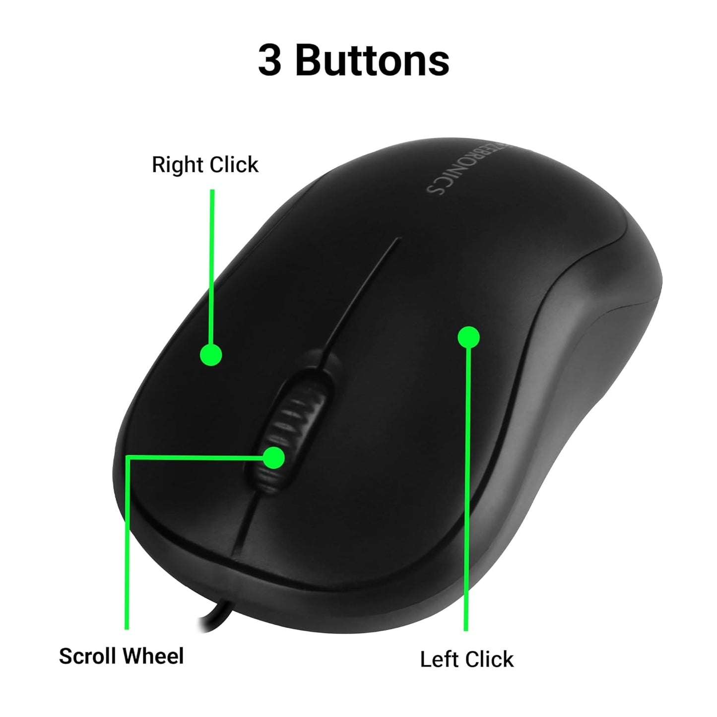 MOUSE ZEBRONICS USB (COMFORT)