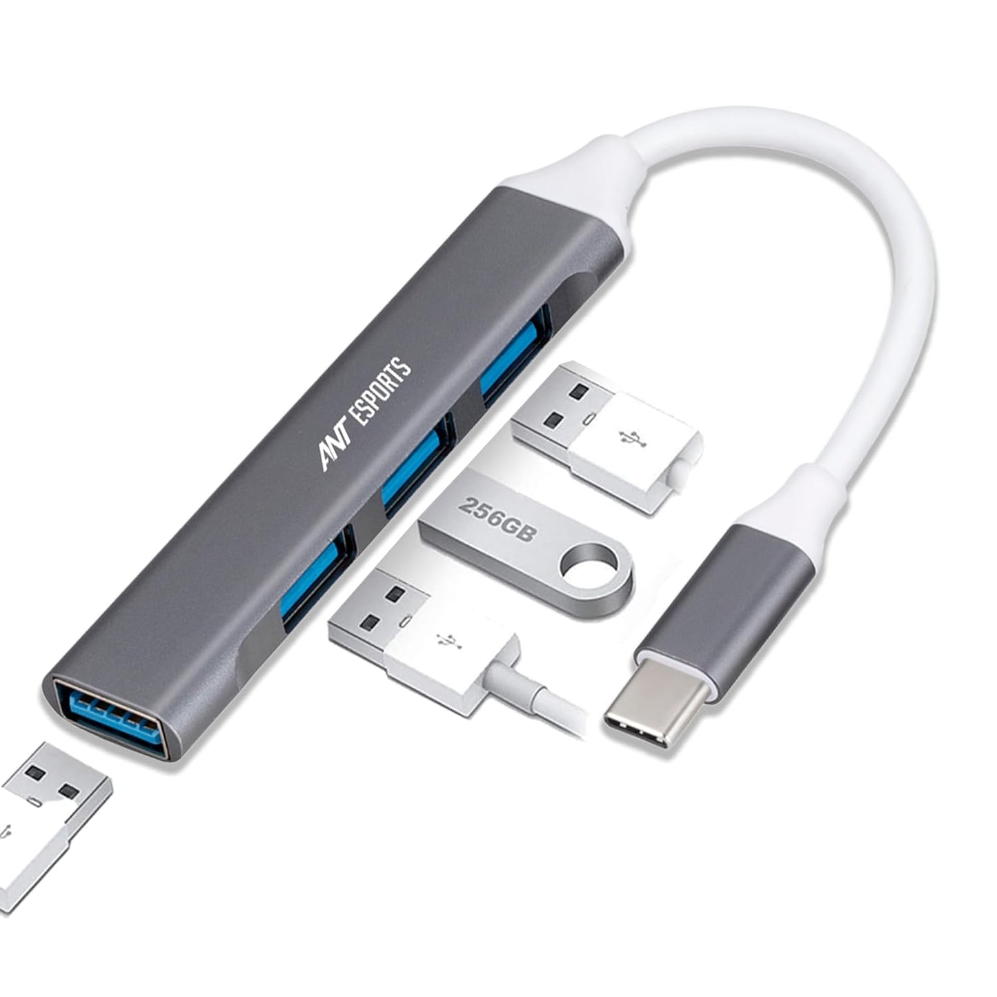ANT ESPORTS AEC410 - TYPE-C TO USB HUB