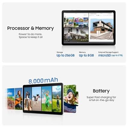 SAMSUNG GALAXY TAB S10 LITE 6GB RAM 128GB ROM WIFI and 5G