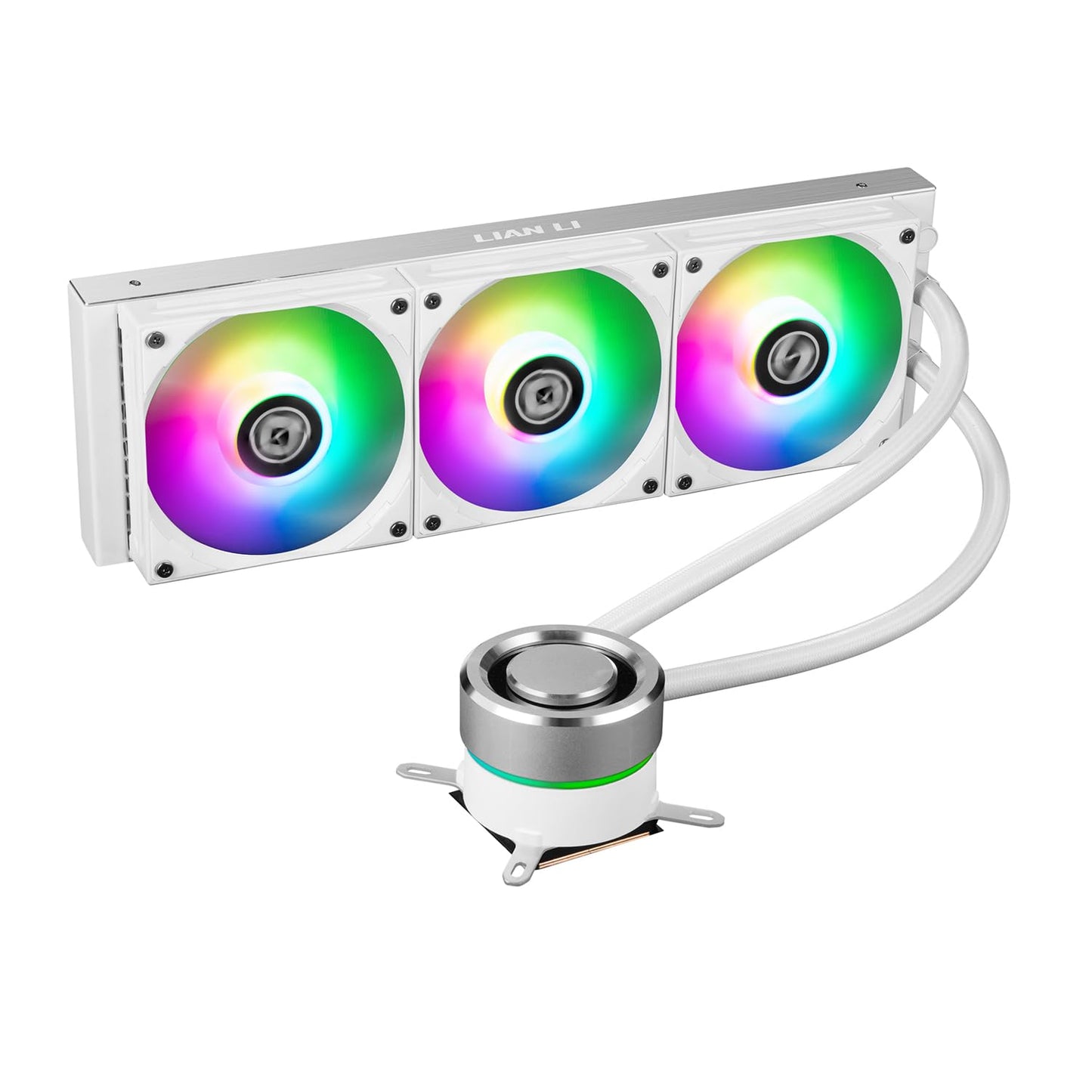 LIAN LI GALAHAD 360 ARGB 360MM AIO LIQUID COOLER WHITE