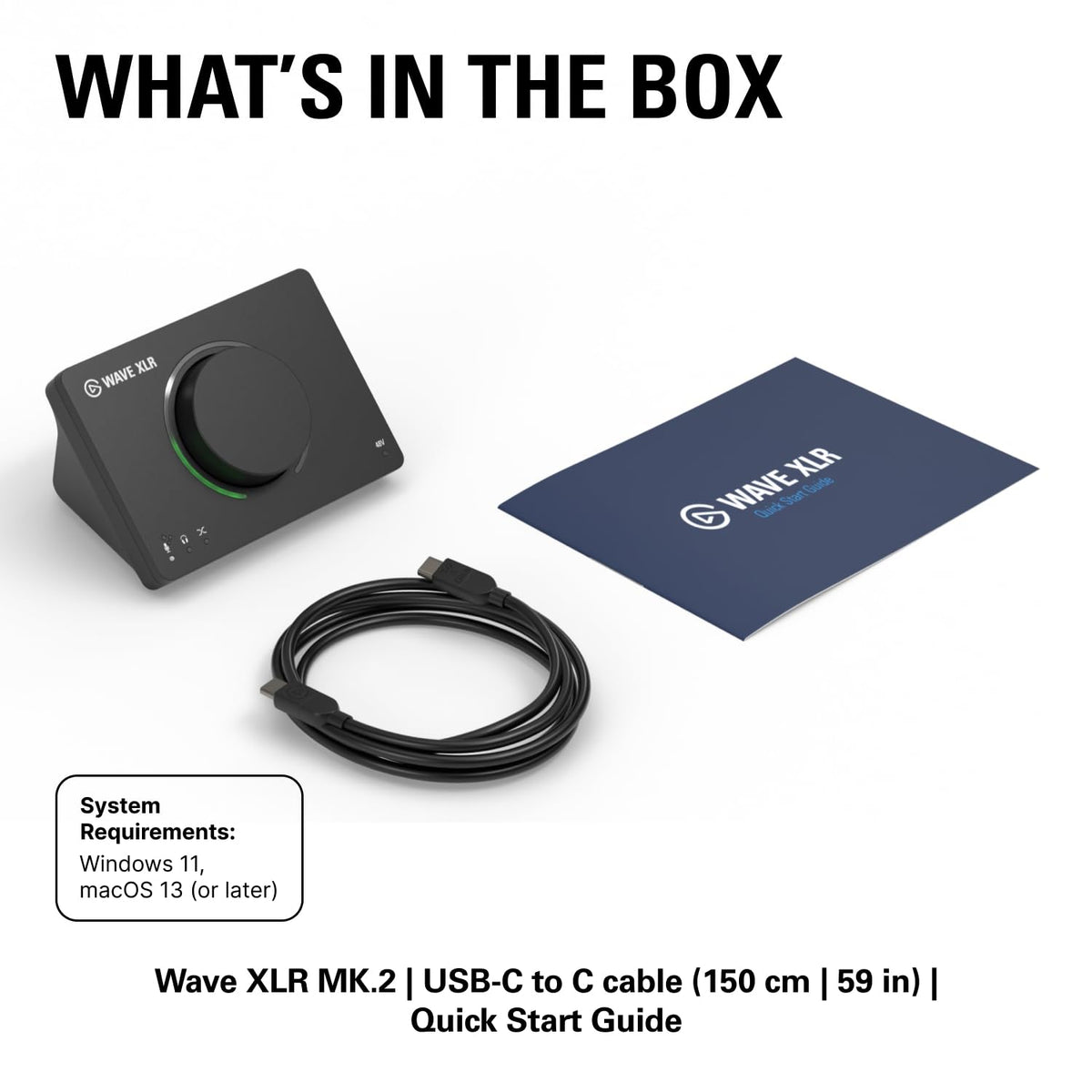Elgato Wave XLR MK.2 USB Audio Interface and DSP Mixer