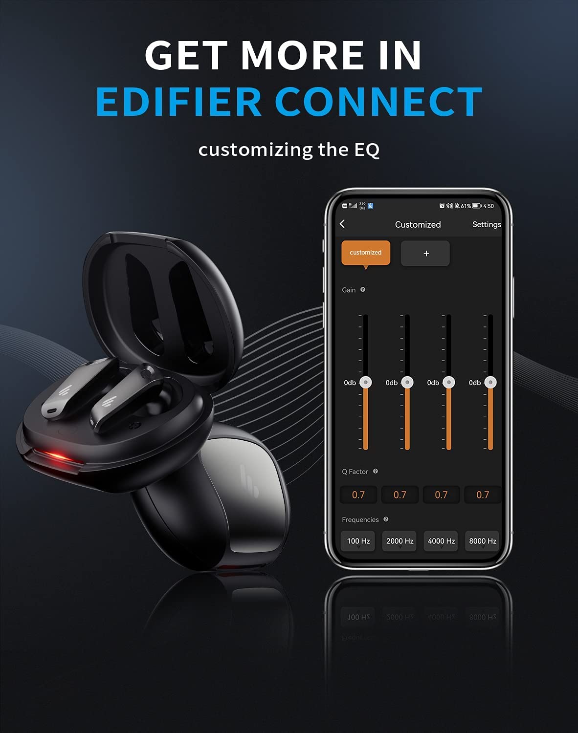 EDIFIER NEOBUDS PRO HI-RES BLUETOOTH EARBUDS - BLACK