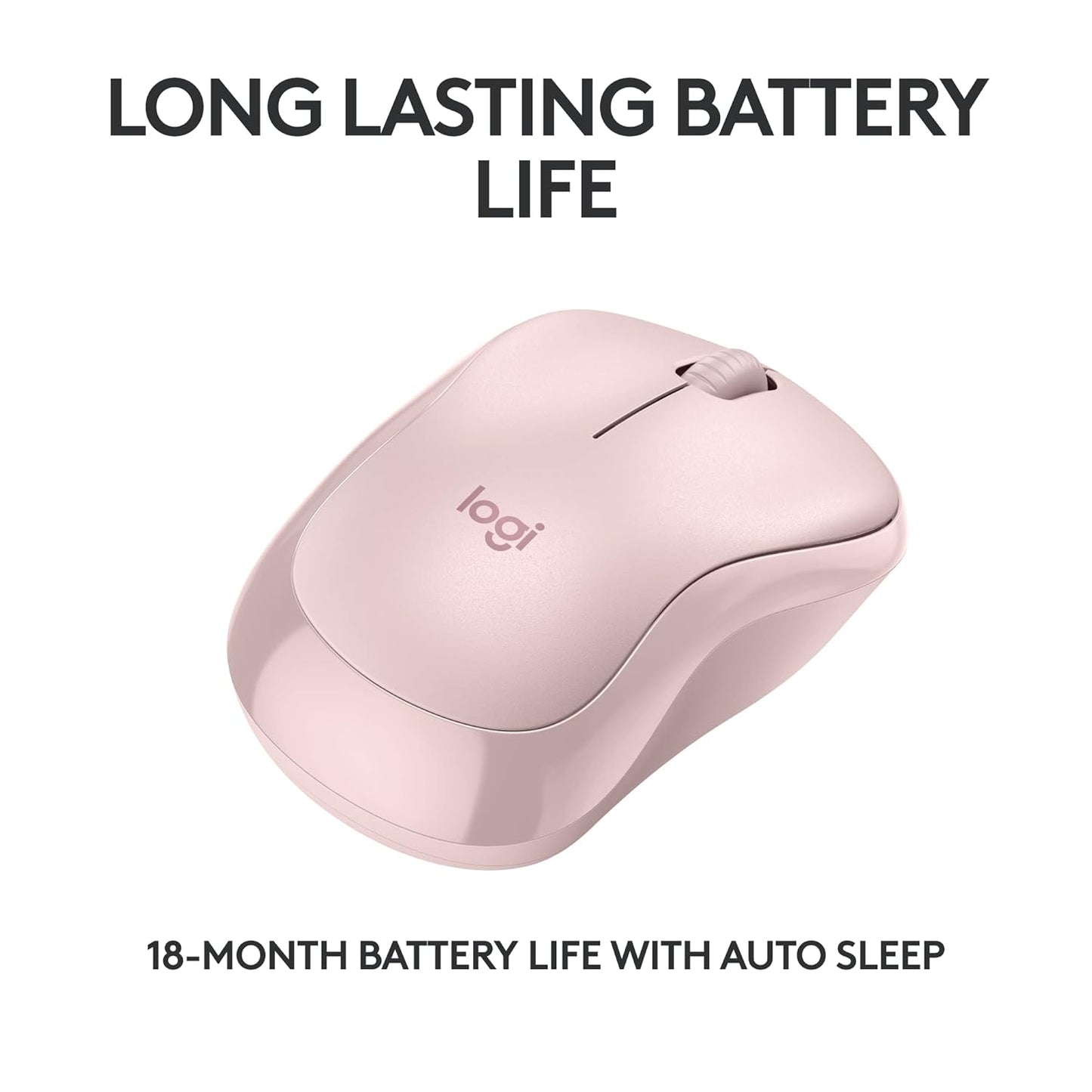 LOGITECH M240 SILENT BLUETOOTH MOUSE, WIRELESS ROSE