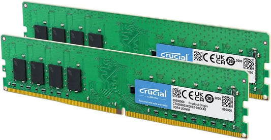 CRUCIAL 16GB KIT (2X8GB) DDR4-3200 UDIMM CL22 (8GBIT/16GBIT) RAM CT2K8G4DFRA32A