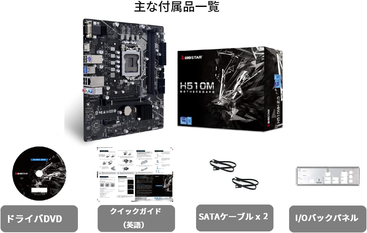 BIOSTAR MOTHER BOARD H510MH