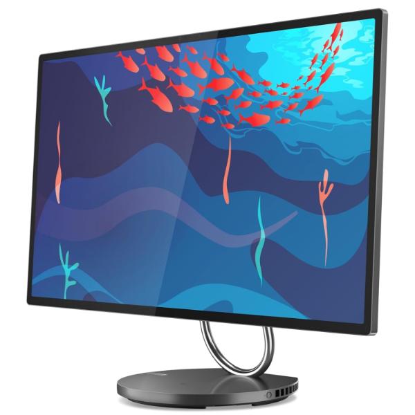 LENOVO YOGA AIO 9 INTEL I9-13900H UHD IPS 3-SIDE EDGELESS ALL-IN-ONE DESKTOP (32GB/1TB SSD/RTX 4050/WIN11/OFFICE 21/5WX2 WOOFER/ALEXA/5.0MP + IR CAMERA/WIRELESS KEYBOARD & MOUSE), F0HJ0035IN