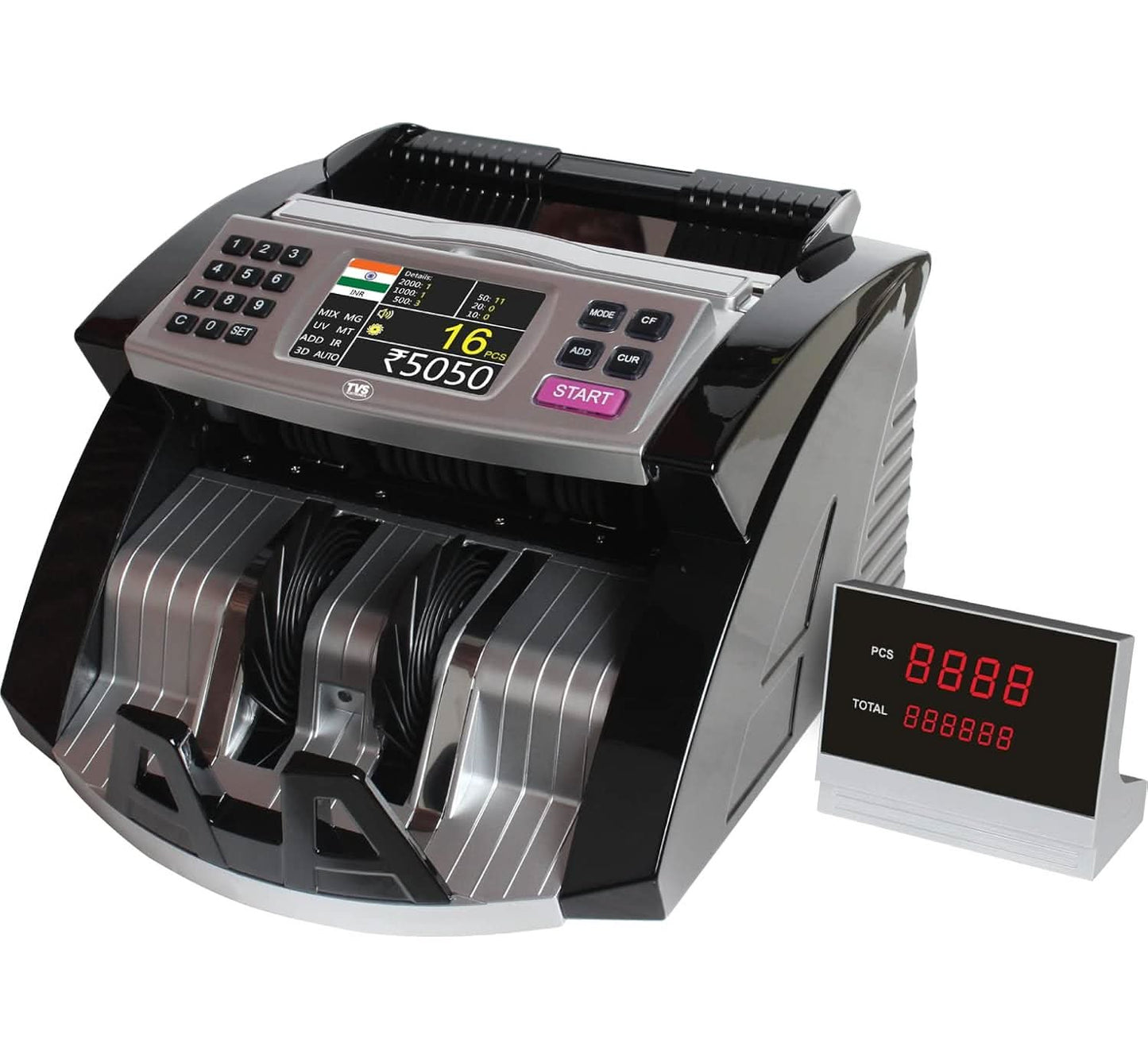TVS Electronics CC-453 Star Mixed Value Currency Counter