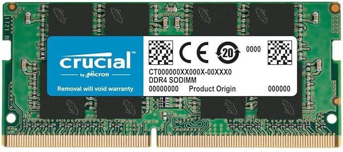 CRUCIAL 16GB DDR4 2666MHZ LAPTOP RAM CT16G4SFRA266