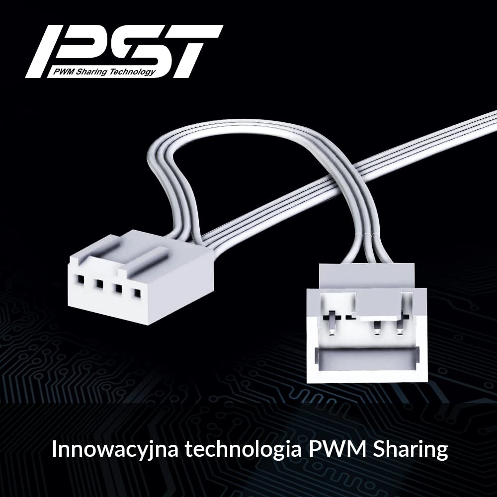 ARCTIC P12 PWM PST ARGB CABINET FAN 3 PACK WHITE (ACFAN00258A)