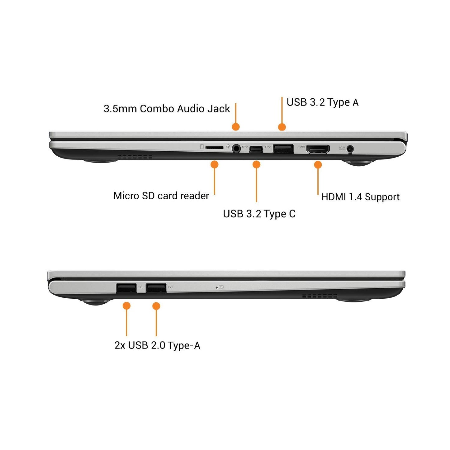 ASUS VIVOBOOK ULTRA 15 (2020) INTEL CORE I3-1115G4 11TH GEN, 15.6" (39.62 CM) FHD THIN AND LIGHT LAPTOP (8GB RAM/256GB NVME SSD/WINDOWS 10/OFFICE 2019/INTEGRATED GRAPHICS/WHITE/1.8 KG) X513EA-BQ313TS