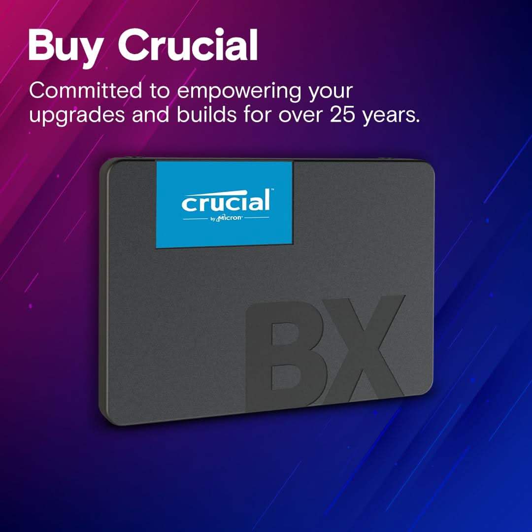CRUCIAL BX500 2000GB SATA 2.5 INCH SSD CT2000BX500SSD1