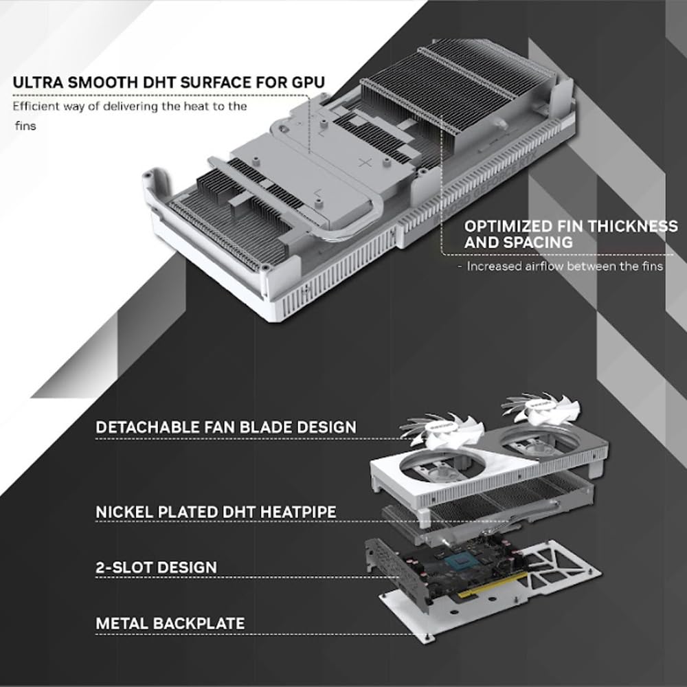 INNO3D NVIDIA GEFORCE RTX 4060 TWIN X2 OC WHITE 8GB GDDR6 GRAPHICS CARD