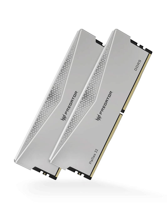 PREDATOR PALLASII DDR5 HEATSINK U-DIMM 6000MHZ 64GB (32GB*2) SILVER