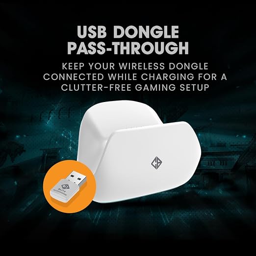 Cosmic Byte Blitz Tri-Mode Controller Charging Dock White