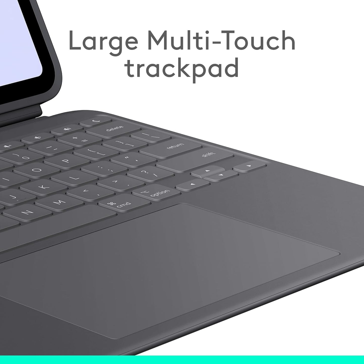 LOGITECH COMBO TOUCH IPAD PRO 13-INCH (M4)(2024) KEYBOARD CASE GRAPHITE