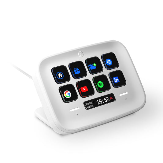 ELGATO STREAM DECK NEO – USB PRODUCTIVITY CONTROLLER, 8 CUSTOMIZABLE KEYS 10GBJ9901