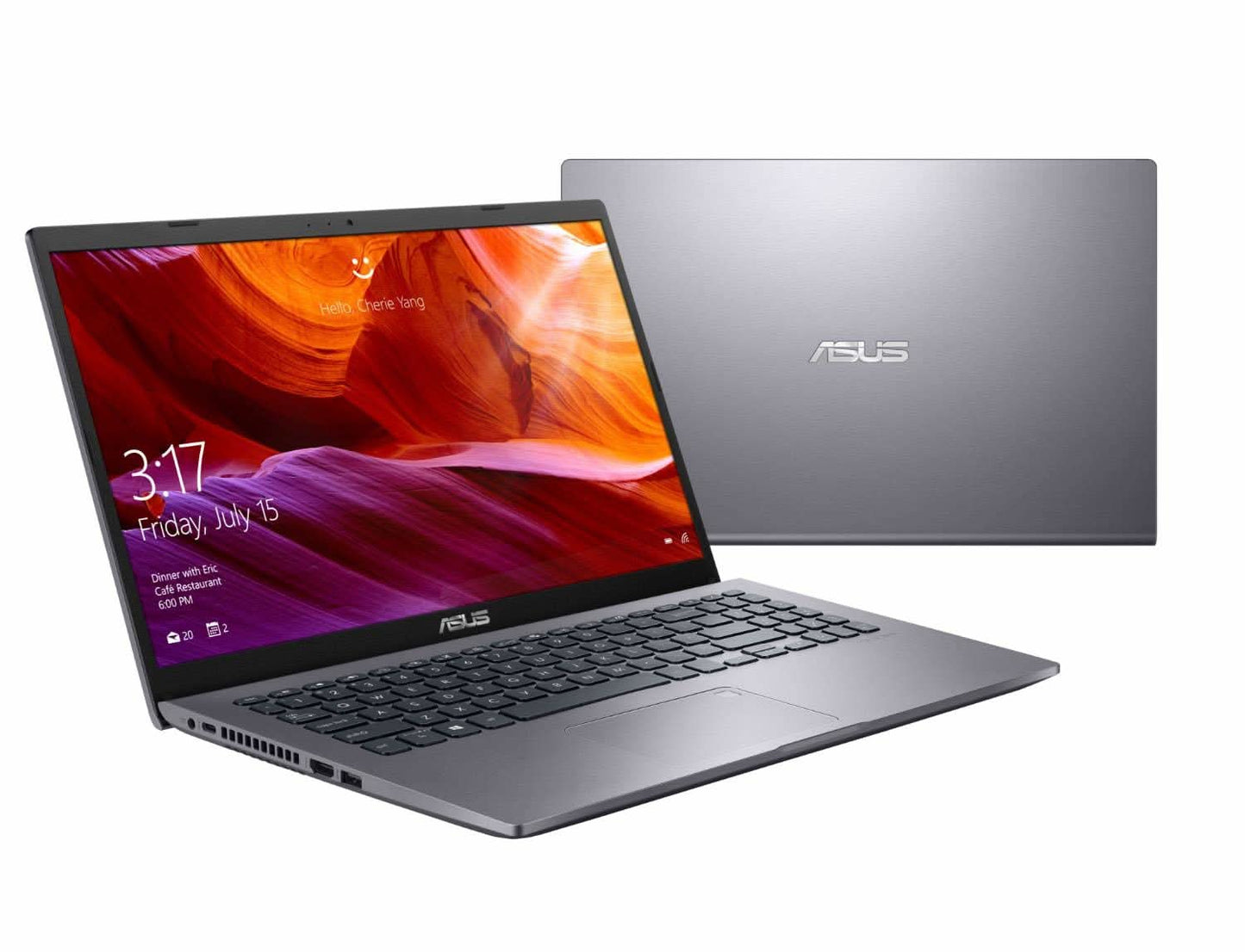 ASUS VivoBook 15 M509DA-EJ582T AMD Quad Core Ryzen 5-3500U 15.6-inch FHD Compact and Light Laptop (8GB RAM/1TB HDD/Windows 10/Integrated Graphics/FP Reader/1.9 kg), Slate Gray
